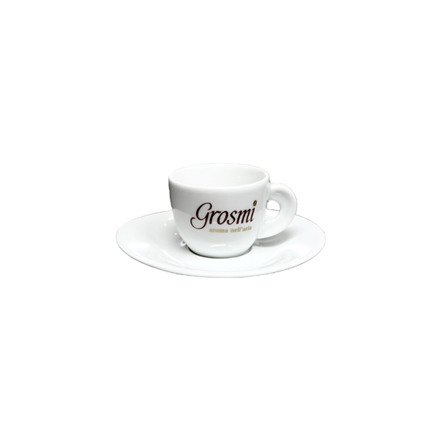 Caffe Grosmi - Espresso Cup with Saucer