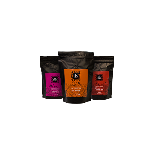 Epos Caffè - Trial Pack - Apollo, Efesto & Hermes - 3x250g Whole Beans