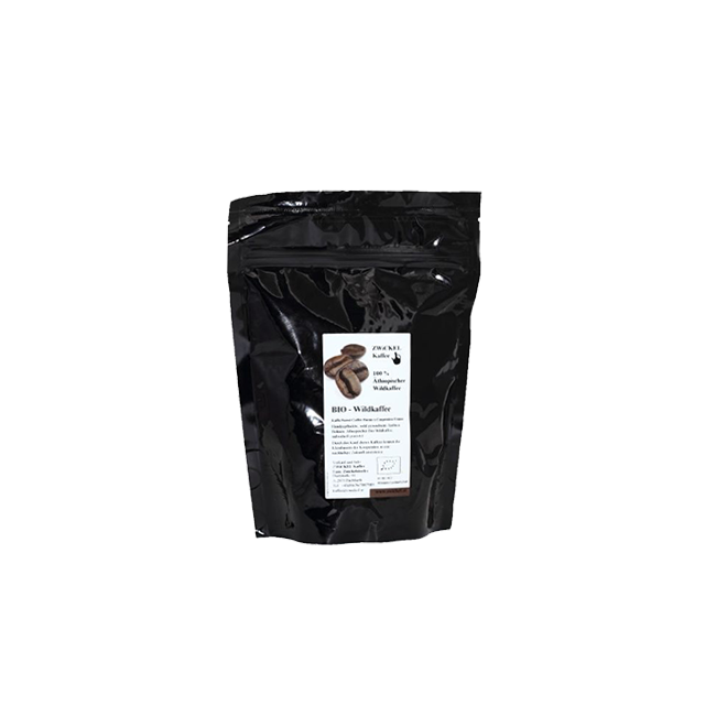 Zwickel Wildkaffee aus Äthiopien 500g ganze Bohne